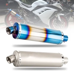 51mm Universal Motorcycle Exhaust Muffler DB Killer Motocross Escape Moto For PCX125 NMAX155 Z900 Pitbike TMAX 530 Vespa SV650