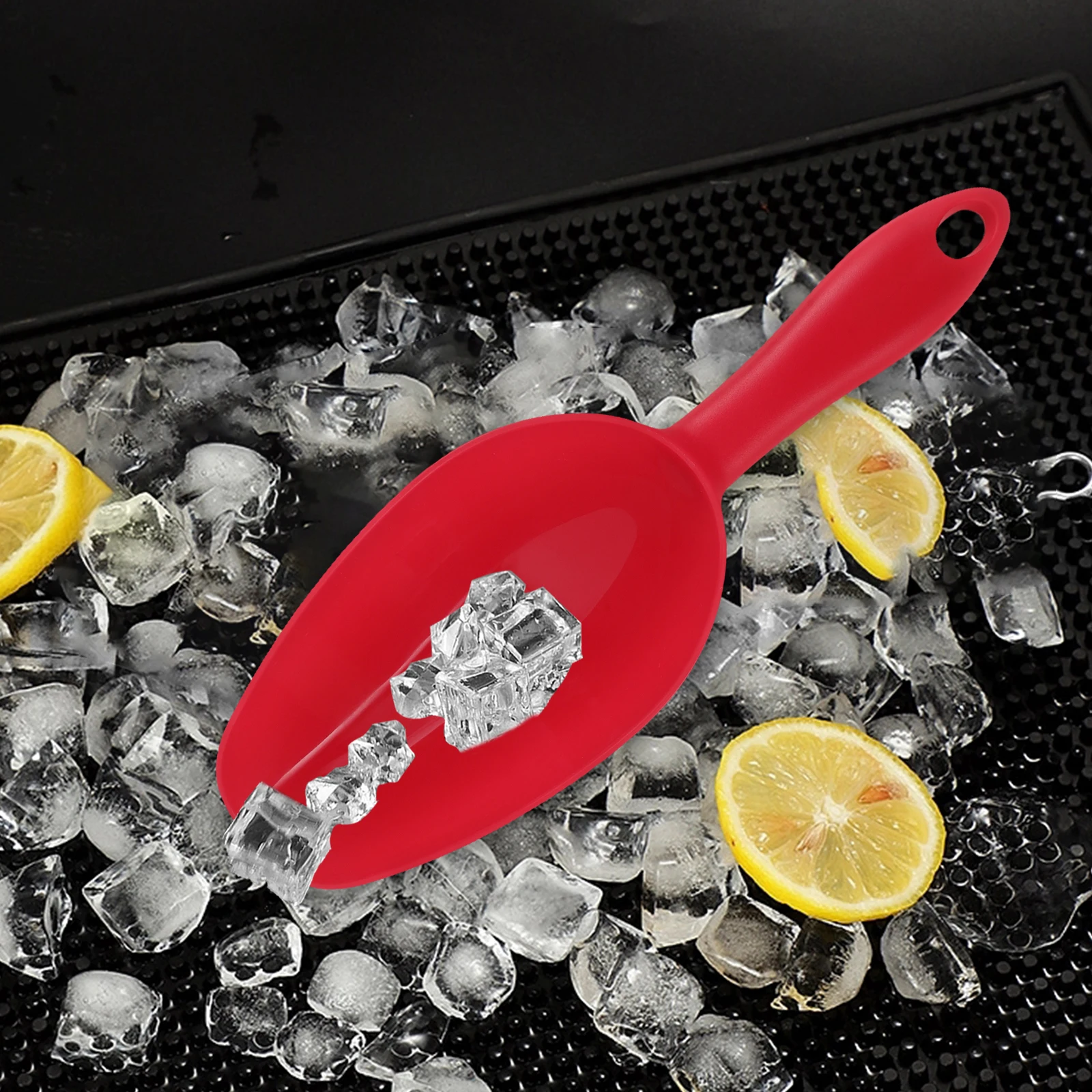 

Versatile Plastic Scoop For Grain Flour Kitchen Shovel Ergonomic Handle Tool For Food Serving