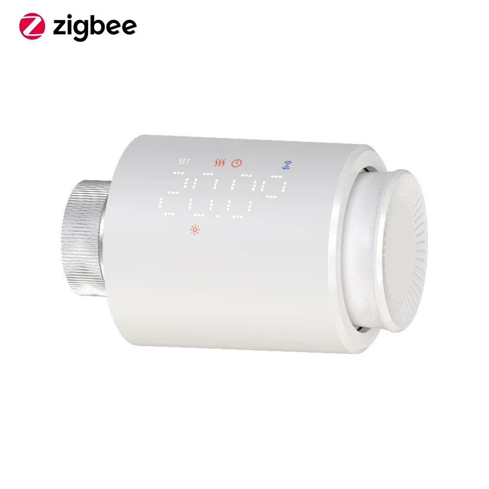 Slimme Wifi/Zigbee Trv Thermostaat Tuya Radiator Thermostatische Klep Programmeerbare Controller Actuator Alexa Google Voice Control - afbeelding 1