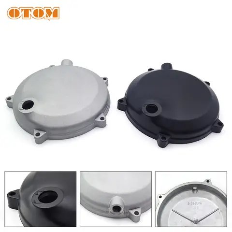 OTOM-오토바이 클러치 커버 라운드 뚜껑 보호대 가드, ZONGSHEN NC250 NC450 모토크로스 엔진 액세서리 부품용 450 두꺼운 캡