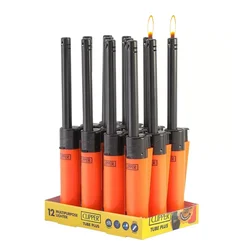 Clipper Lighter Kitchen Ignition Tool Inflatable Lighter Long Pipe Lighter Multi functional Portable Nylon Lighter Home Gifts