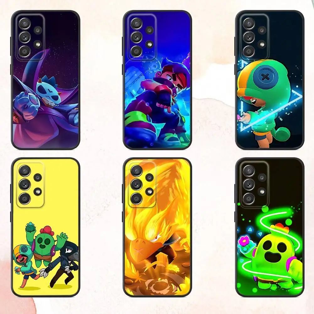 

Games S-Stars Phone Case For Samsung S25,S24,S21,S22,S23,S30,Ultra,S20,Plus,Fe,Lite,Note,10,9,5G Black Cover