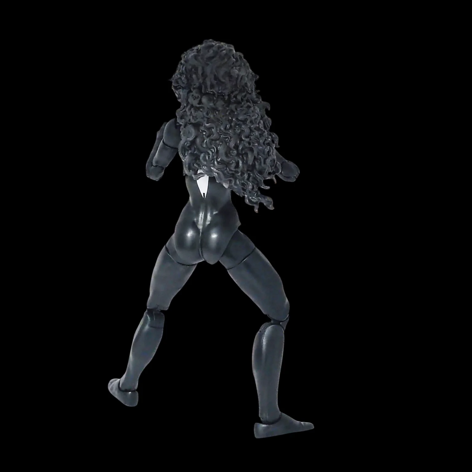 Marvel Legends Unlimited Plus Esclusiva Spider-Woman Peach Momoko Black 6" Action Figure