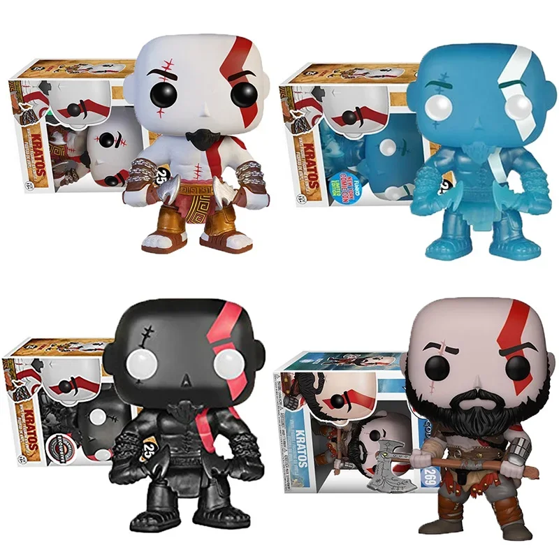 FUNKO POP Game God Of War Kratos #154 #25 Kratos #269 Action Figure Collection Model Toys for Children Birthday Gifts