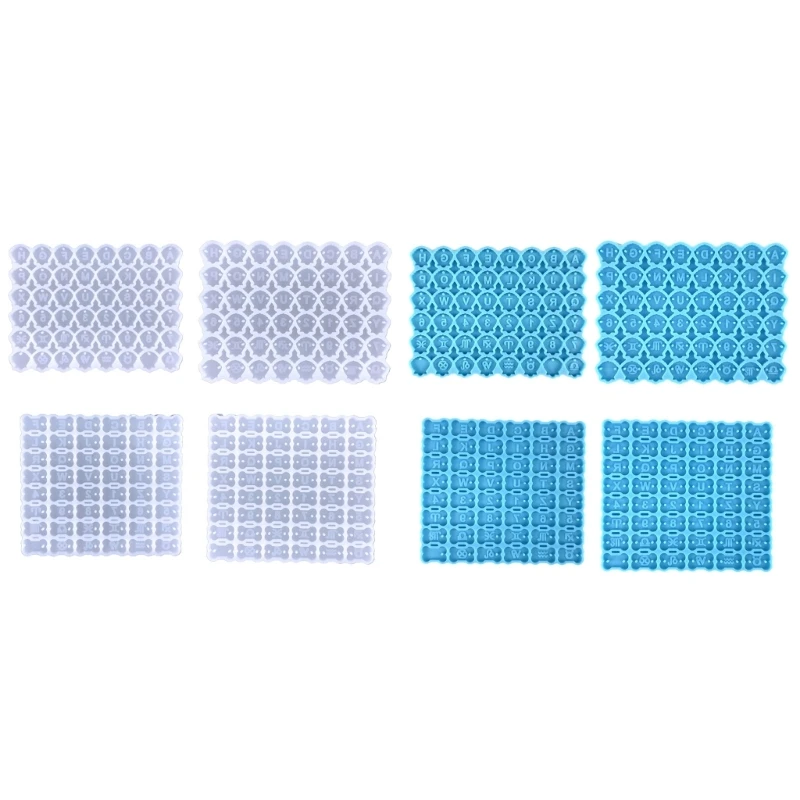 

Силиконовая форма из смолы с алфавитом, силиконовая форма для букв для литья из смолы, серьги, ожерелье, форма для изготовления
