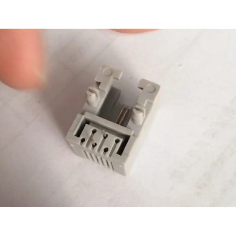 E1153A62Z RJ11/RJ12 телефонный разъем 6P2C 53A тип 1*1 с одним неблесковым интерфейсом