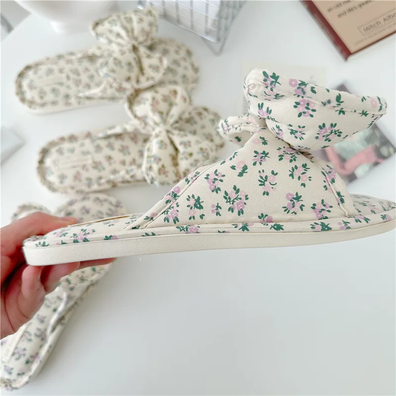 New Spring Summer Women Slippers Cotton Indoor House Home Bedroom Women Shoes