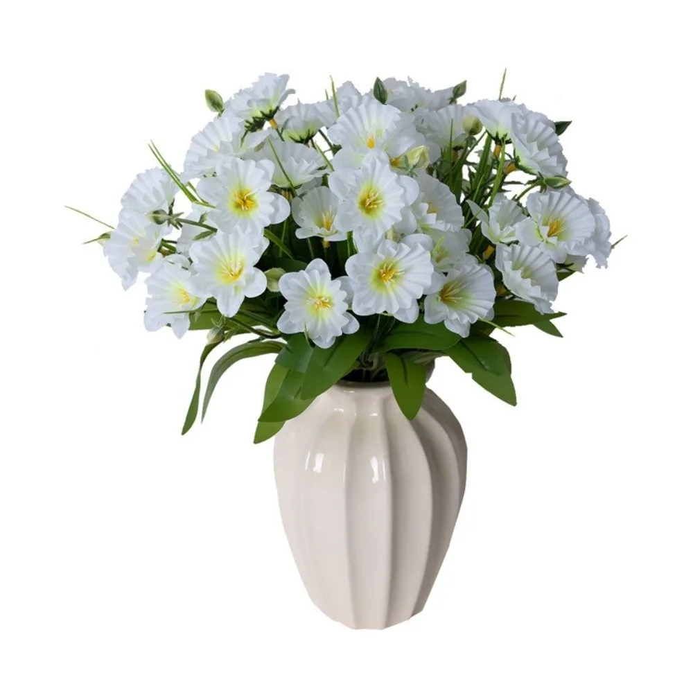 

Silk Flower Artificial Daffodil Bouquet Multiple Heads Bridal Bouquets Lifelike Flowers 36cm Real Touch Plants Wedding Ornament