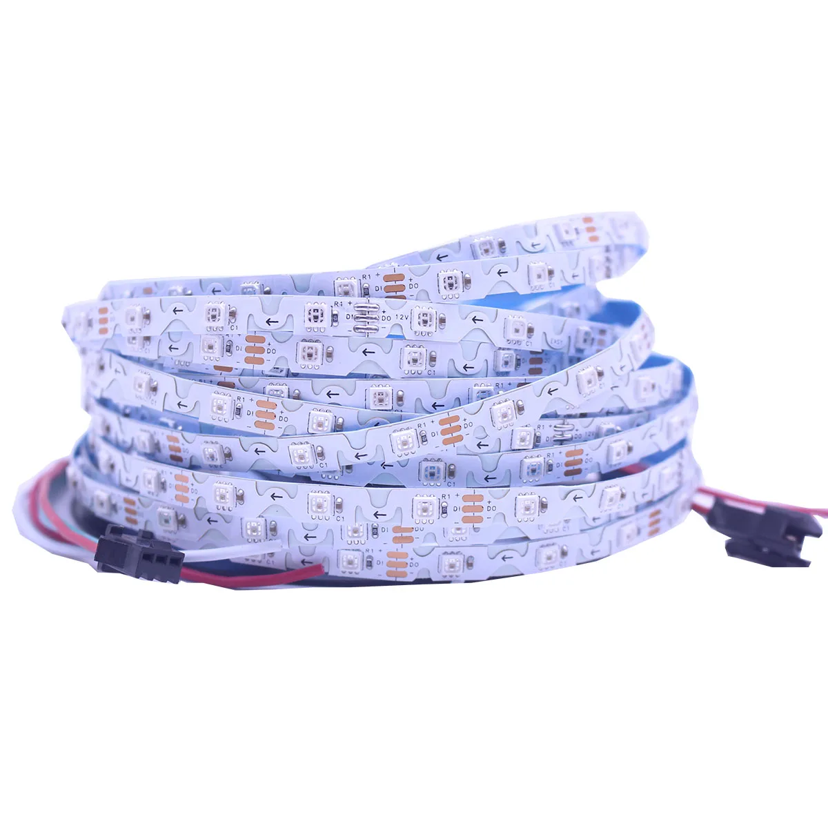 5M/Lot 3535 5MM 8MM PCB Wide  DC12V 60LEDs/MS Shape Flexible Free Bending WS2812B 5050 SK6812 SMD Addressable Pixel LED Strip