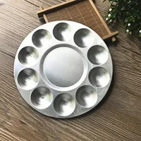1pc/10pc Aluminum Painting Pigment Palette, Palette, Ceramic Tools, Aluminum Palette 3