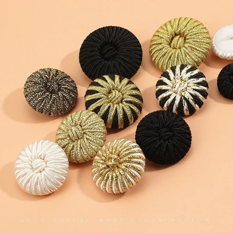 5 Stück/Set Handgefertigte Knopf-Taschenverschlüsse für Damenbekleidung, Kleider, Dekorative Nähzubehör, DIY-Kleidung, Tang-Anzug