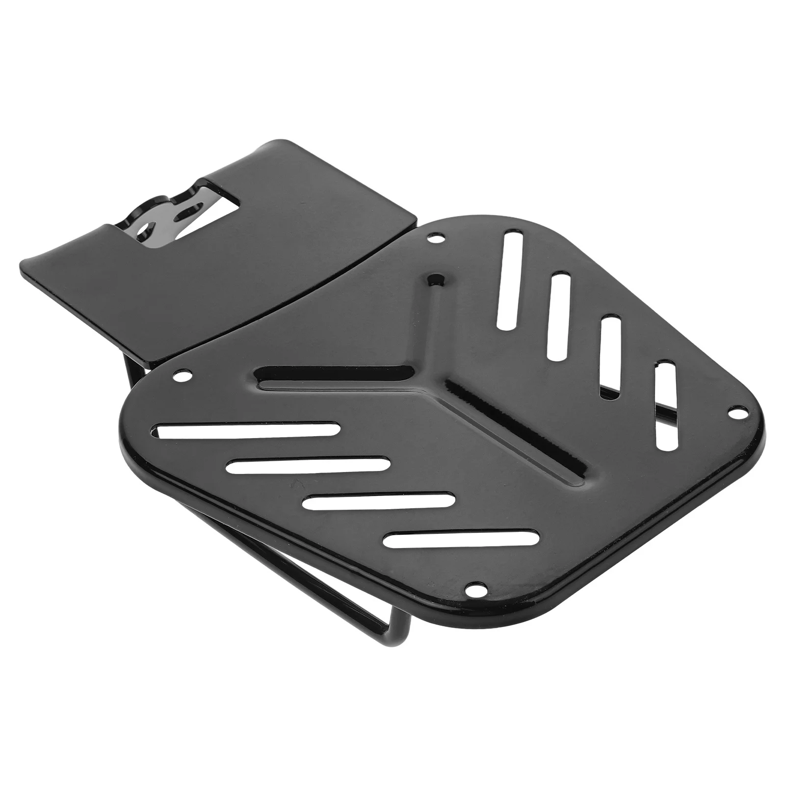 رف خلفي للدراجة الكهربائية قابل للتوسيع، حامل بضائع متين، رف أمتعة متعدد الوظائف، ملحقات دراجة نارية قابلة للفصل #6