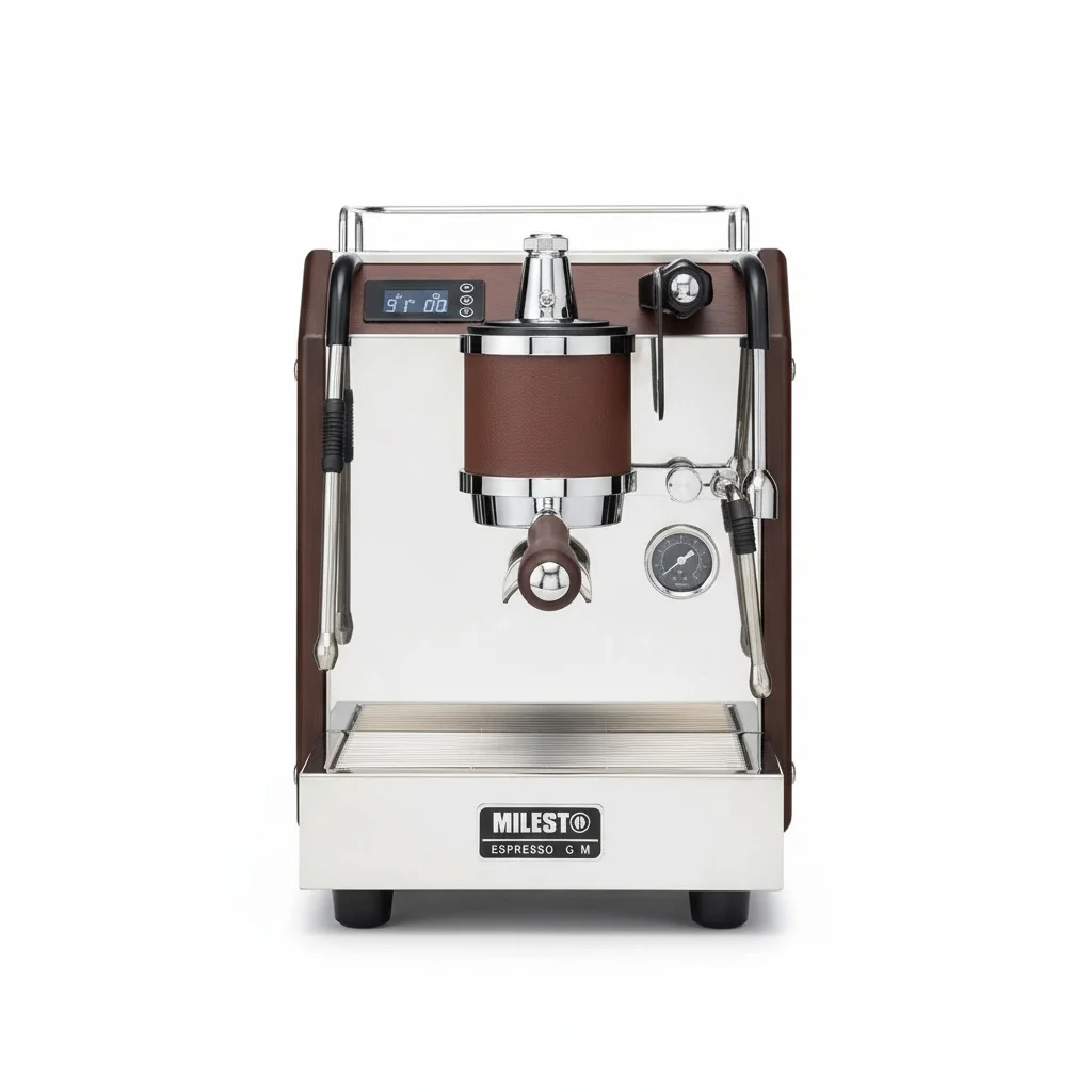 

Semi-Automatic Espresso Machine, 9 Bar Dual Boiler Coffee Machine, Stainless Steel 38kg/83.8lbs, Commercial Espresso Maker