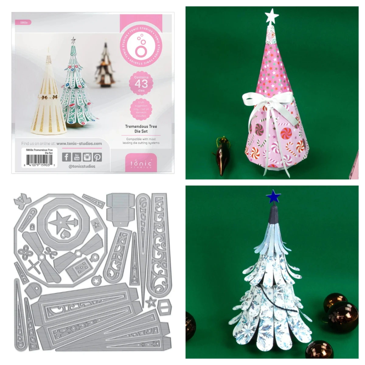 

Tremendous Tree Set Metal Cutting Dies for DIY Scrapbook Crafts Handmade Photo Album Gift Decorate Box Collection 2025 July New