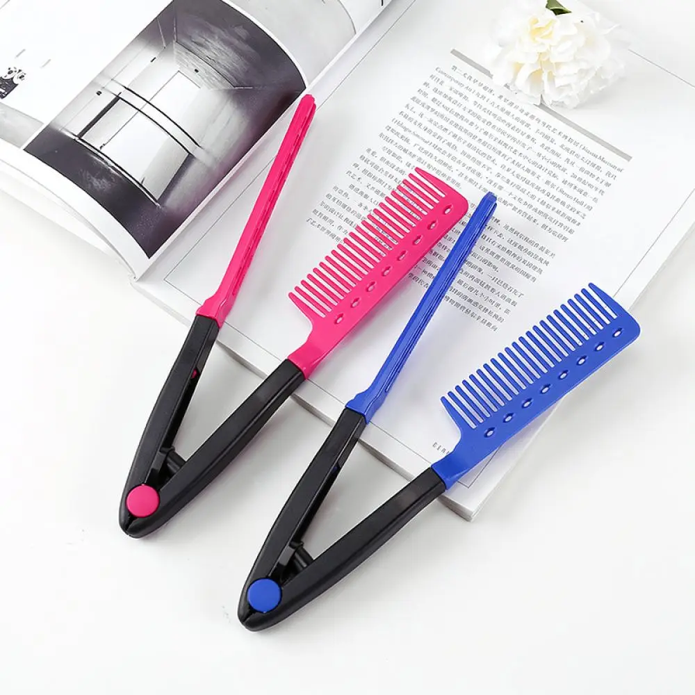 Aliexpress V Shape Hair Clamp Comb Salon Styling Tool Straightening Brush Portable Hairdressing Accessory For Travel And Daily Life - Aliexpress Deal