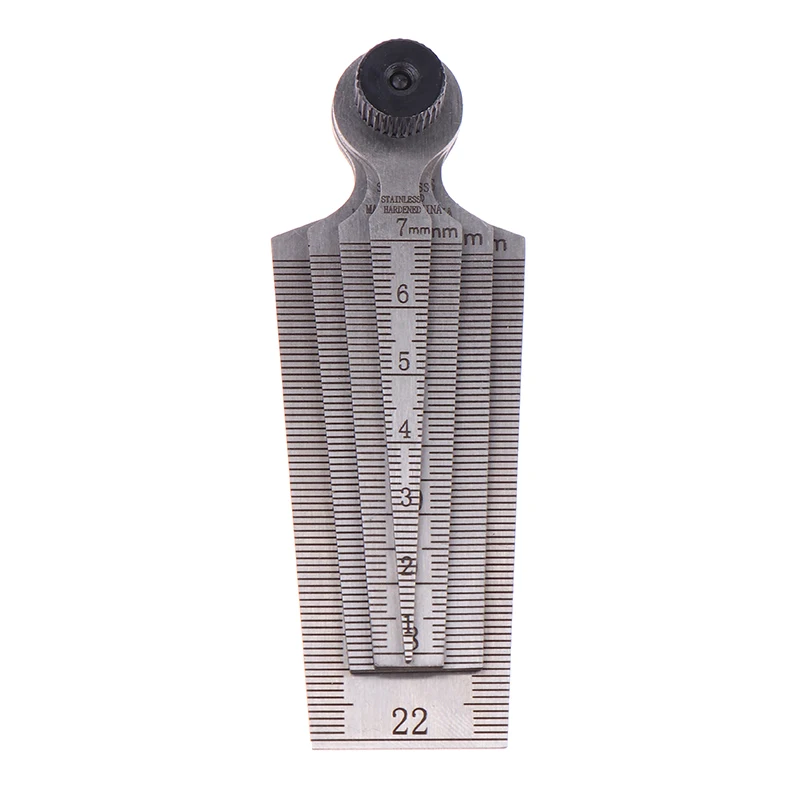 4Pcs 스테인레스 스틸 용접 테이퍼 필러 게이지 1-29mm 정밀 엔지니어링 테이퍼 필러 게이지 구멍 검사 도구 DIY