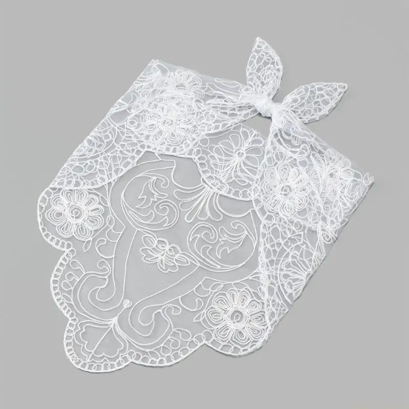 

31BF Modest Lace Headscarf Comfort First Design For Extended Wear Windproof Head Cover Suitable For Sports And Ceremonial Moment