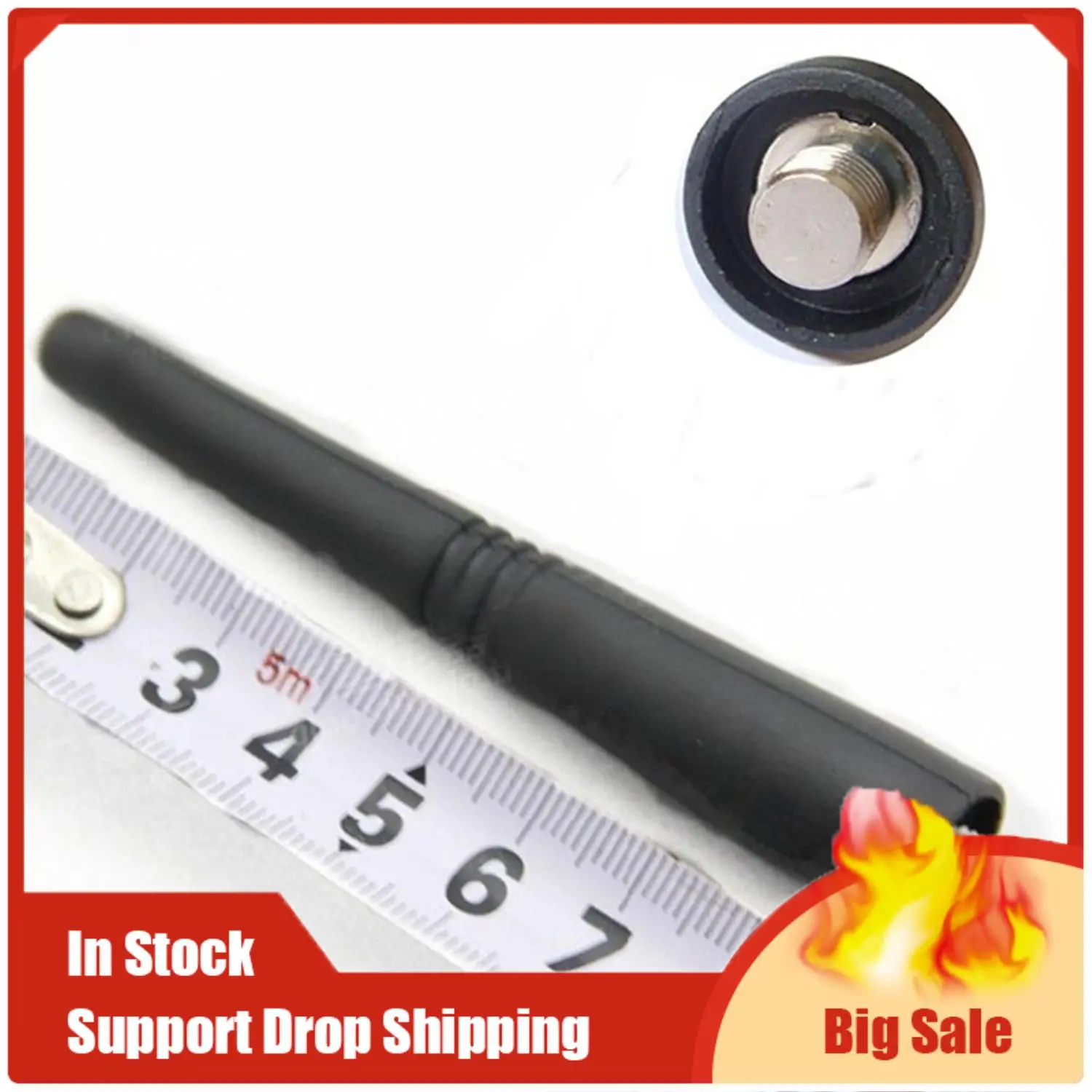 최고 거래 1Pcs Uhf 안테나 및 1Pcs 9 Cm 길이 안테나 짧은 Pmae4003 Uhf Stubby 안테나 Motorola Gp68 Gp88 용 430-470 Mhz 범위