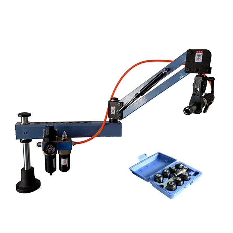 M3-M16 CNC Verticale Pneumatico Automatico Filettatura Aria Maschiatrice e Trapano Maschiatrice Testa Universale con Mandrini