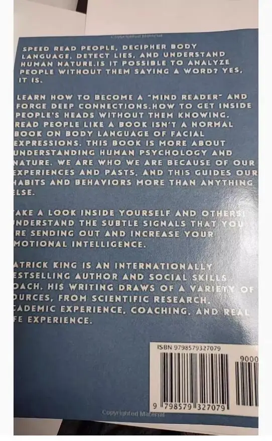 Read People Like a Book: How to Analyze, Understand, and Predict People’s Emotions, Thoughts, Intentions, and Behaviors
