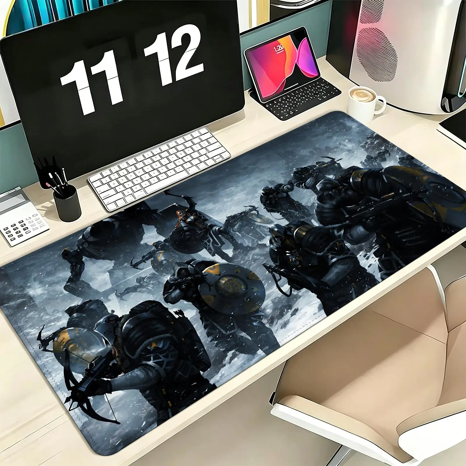 Mouse Pad Pro E-Sports XXL Gaming Mousepad Extra Large Non-Slip Stitched Edge Keyboard Laptop Desk Mat For PC Gamer Elsword