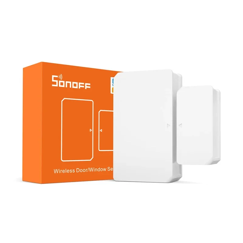 SONOFF-Sensor de alarma para puerta y ventana, SNZB-04 Zigbee, EWelink, seguridad inteligente, ZBBridge necesario, funciona con Alexa y Google Home