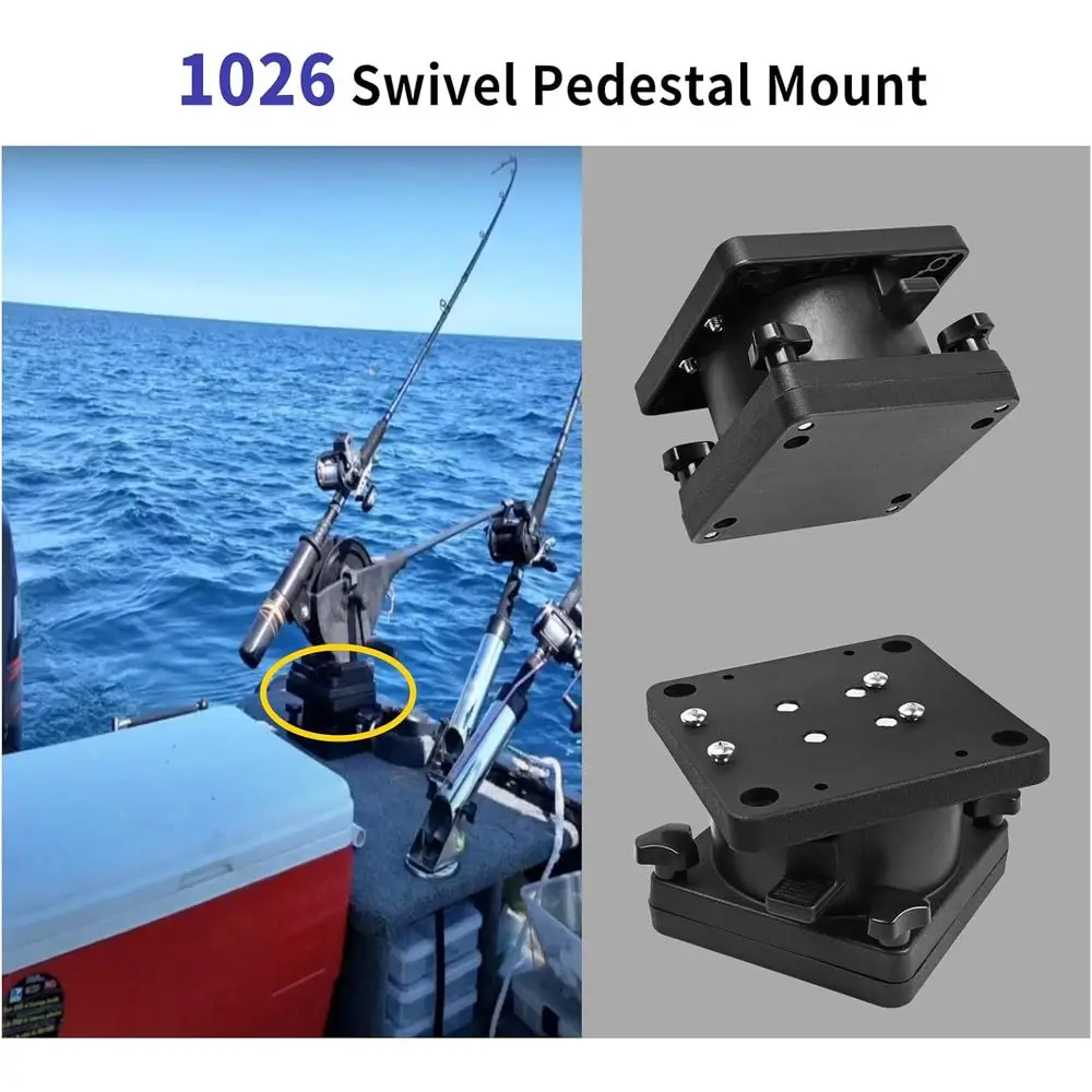 1026 Soporte de Pedestal Giratorio para Modelos Negro Pequeño
