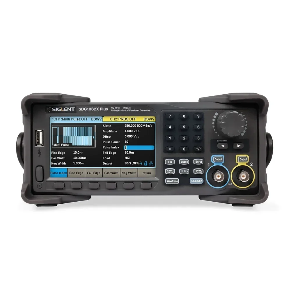 

2025 High Quality SDG1062XPlus Portable Waveform Generator Cost-Effective Signal Generator with Diverse Wave Shapes