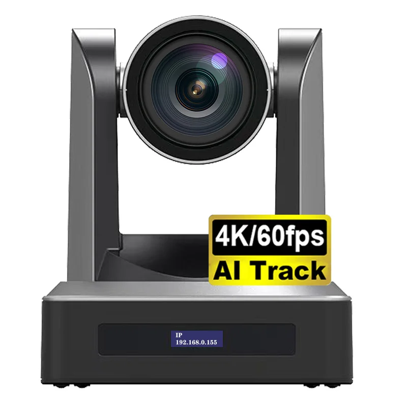 

ZXY 4K 60fps AI Tracking PTZ Camera 20X Optical Zoom, HD-MI/SDI/USB3.0, PoE+, NDI|HX Support for Live Streaming, Video Conferenc