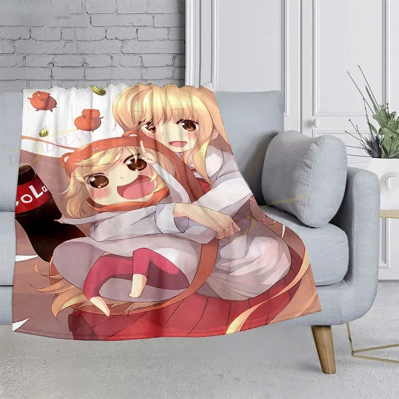 2026 3D Print Anime Himouto! Umaru-chan Blanket Soft Sofa Cover Throw Blanket Fleece Lightweight Warm Bed Blankets For Bedroom C