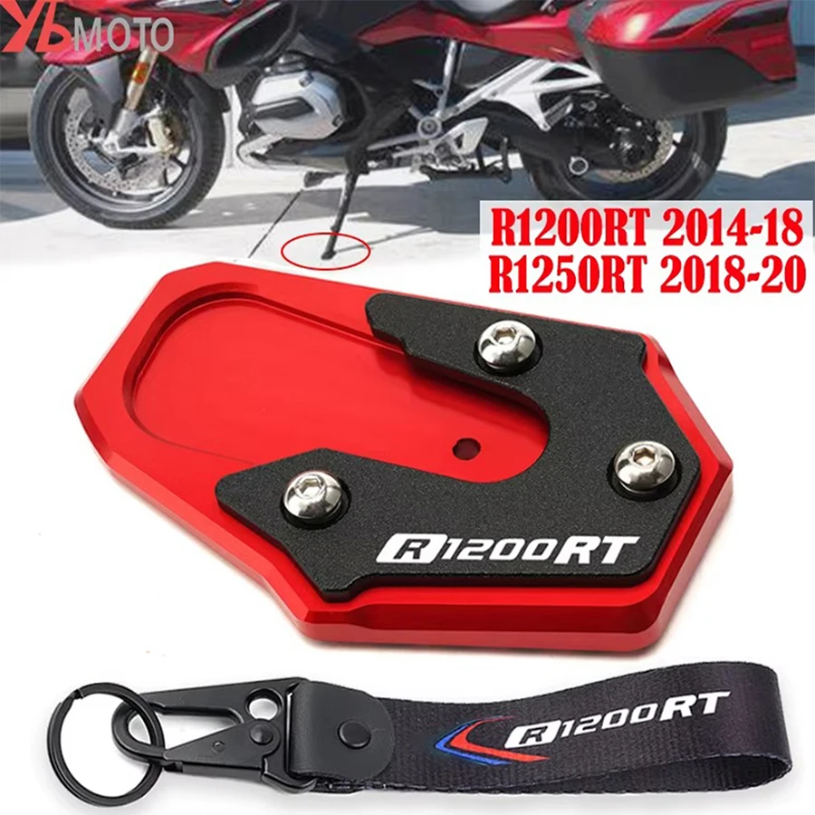 For BMW R1200RT R1250RT R1200 RT 2014-2018 R1250 RT 2018-2020 Accessories Motorcycle Keychain Kickstand Side Stand Extension Pad