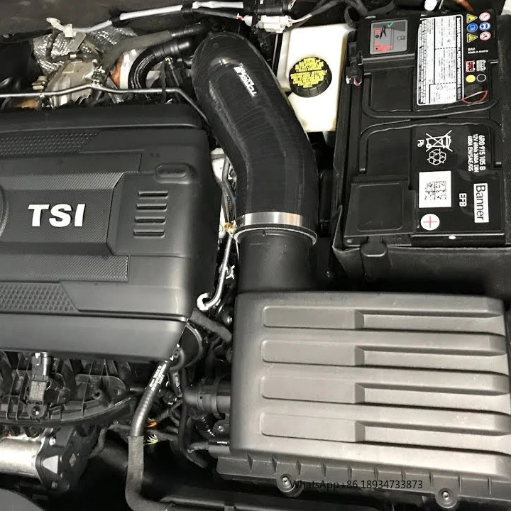 RaRACING Silicone Intake Hose Pipe Turbo Inlet Elbow Muffler Delete for Golf MK7 R Audi 2015+ V8 MK3 A3 S3 TT Ea888 3gen Engine