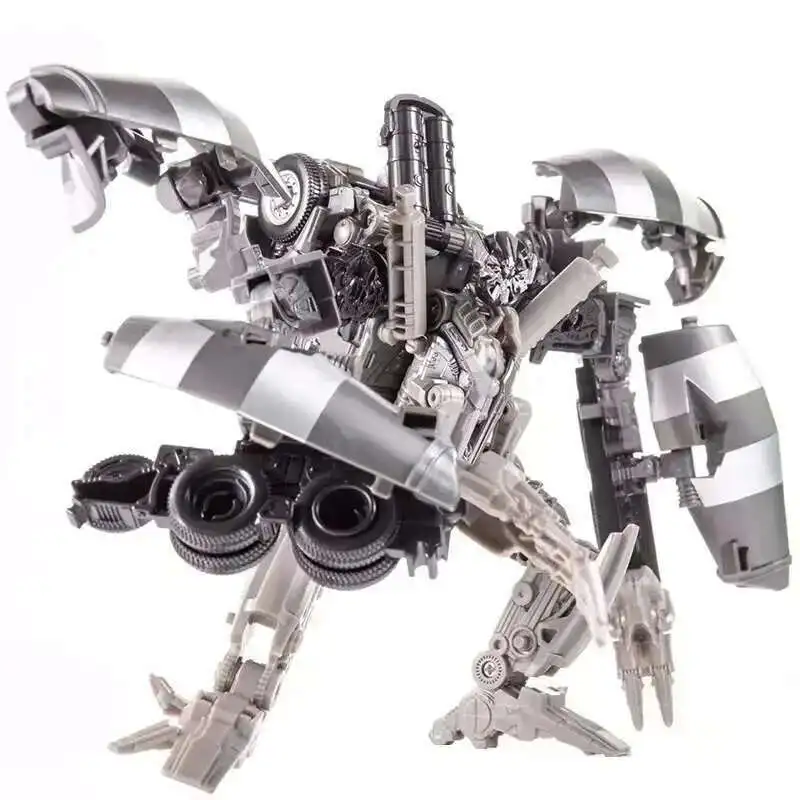 BMB AOYI H6001 التحول عمل الشكل فيلم ميجا Galvatron 18 سنتيمتر ABS نموذج كبير النحل سيارة روبوت OP قائد لعب للأطفال