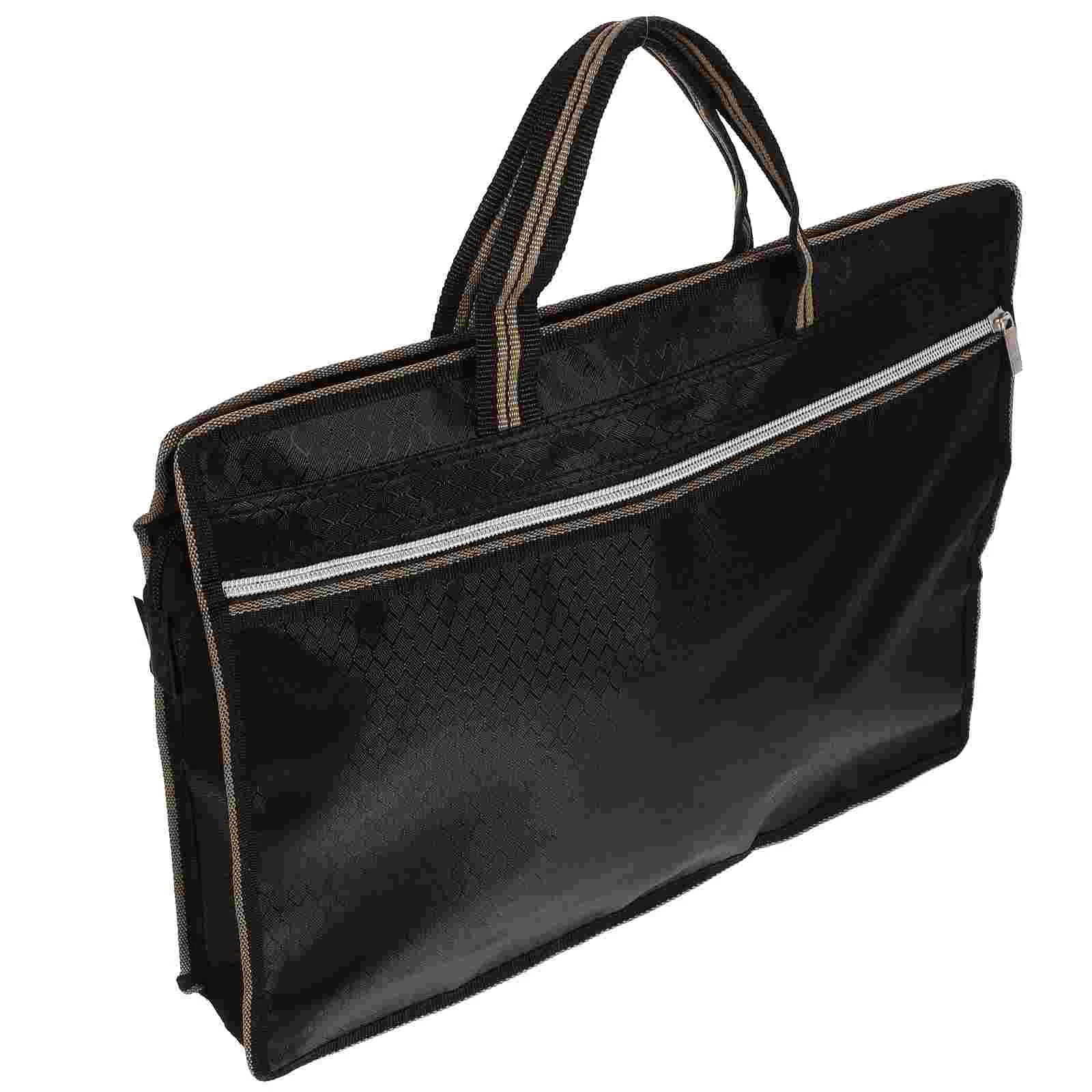 Aktenpaket Handtasche Oxford Stoff Ordner Büro Leinwand Umschlag Dokument Aluminiumlegierung Brieftaschen Studententasche