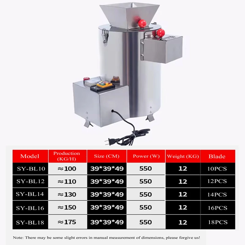 PBOBP Electric Peelers Stripping Machine Almond Hazelnut Peeler Chestnut Shelling Machine Peeled Machine For 220V/50HZ 380W 1pc