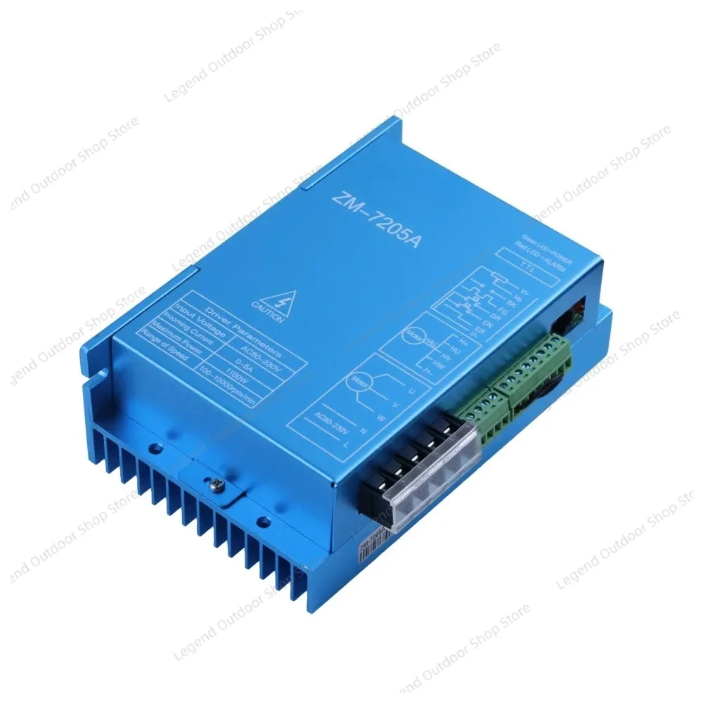 ZM-7205A 310V DC BLDC Motor Driver 220V AC Input 5A 1100W Max Power Handheld Intelligent Setting