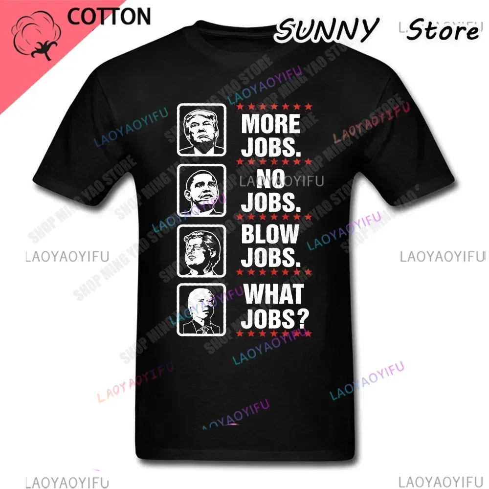 2024 Mens Funny Anti Biden Shirt What Jobs Trump Conservative 2024 Republican Tee Tshirts Shirts For Men Make Your Design New