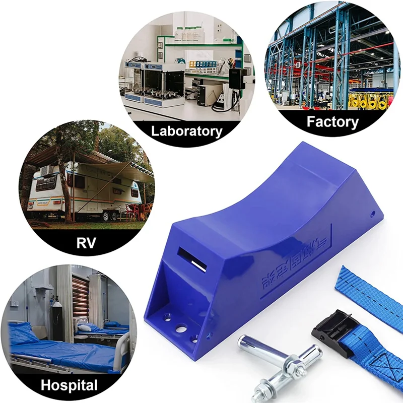 Support mural d'intervalles précieux de propane, support rapide de gaz ABS durable avec vis, bleu, 2 pièces