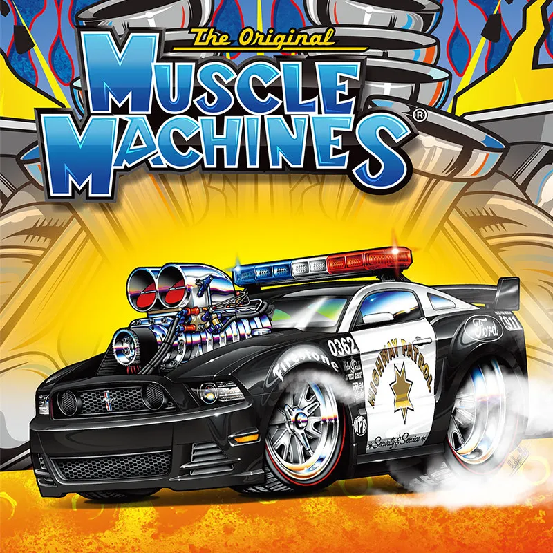 

Genuine Maisto Cars Toys For Collector Genuine 1:64 Car Model Toys Ford Dodge Porsche Police Car Alloy Car Model Revamped
