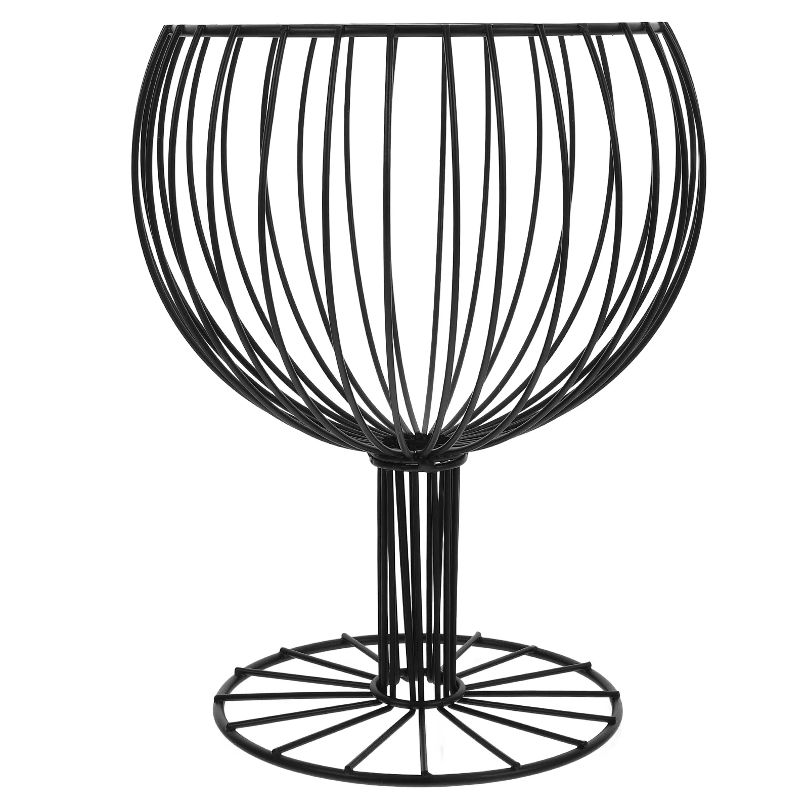 

Coffee Pod Holder Basket Multifunctional Capsule Storage Organizer Wine Glass Shape For Kitchen Countertop