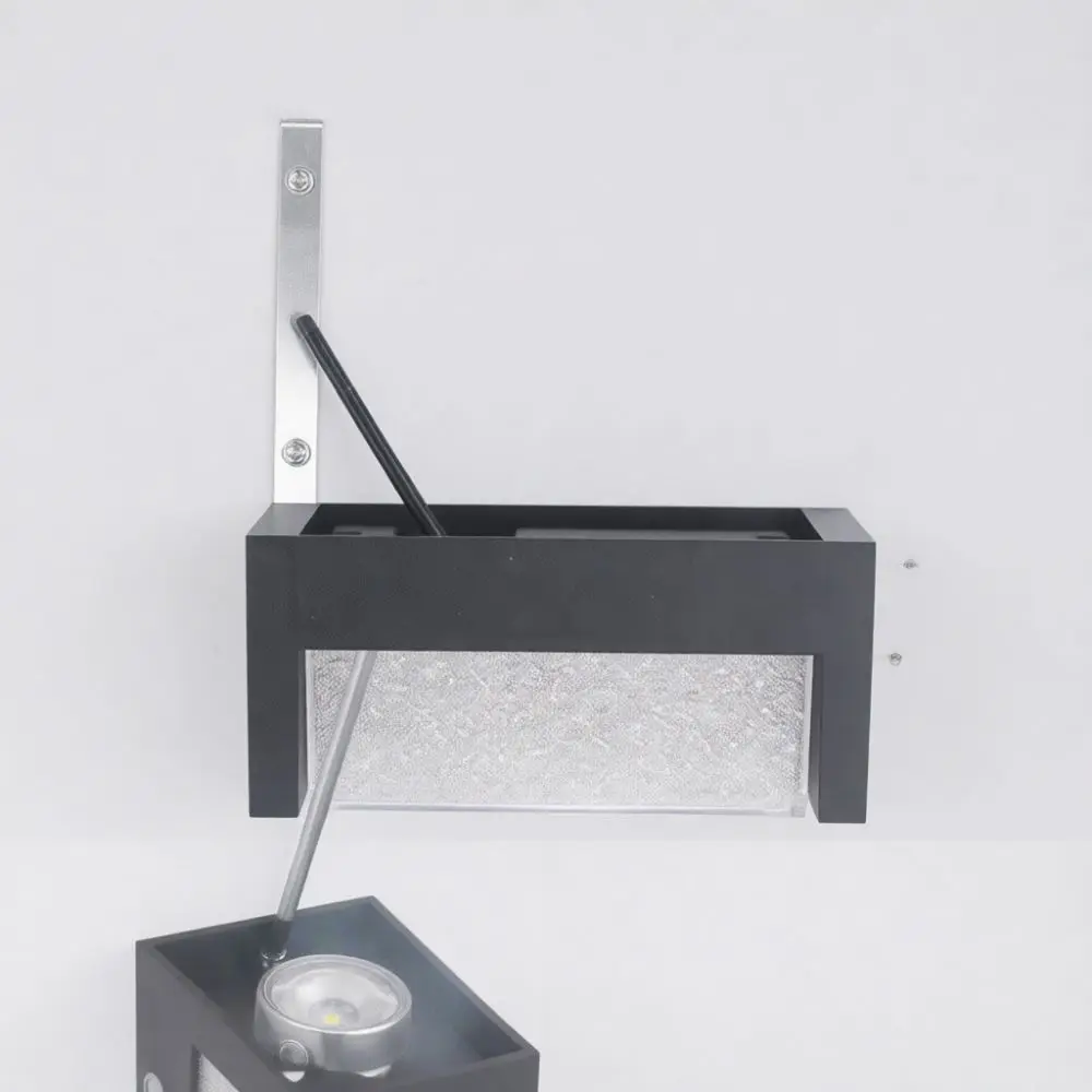 Minimalist Crystal LED Wall Sconce Modern Luxury Lighting Up Down Light Fixture For Hallway Porch Bedroom Living Room