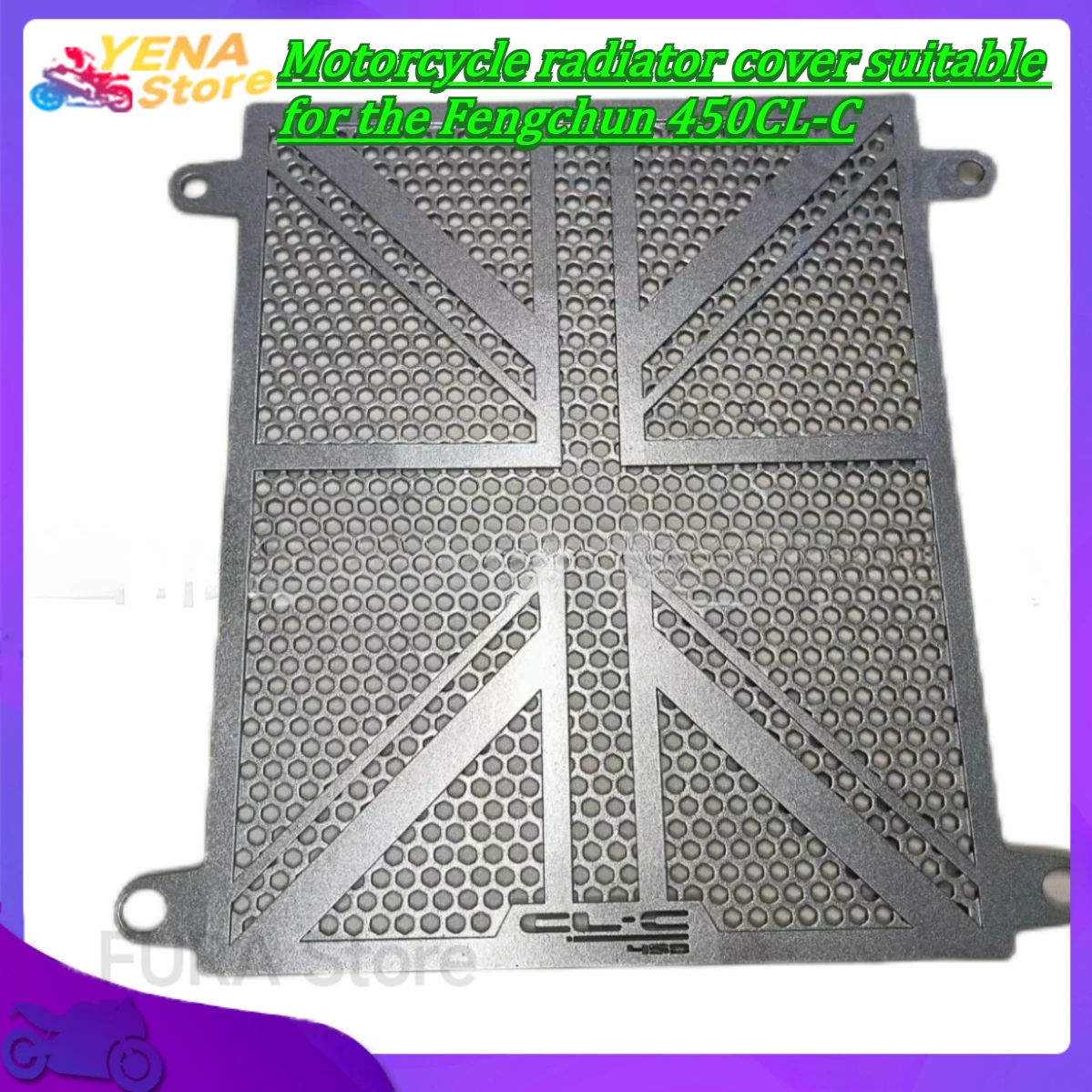 

Motorcycle radiator guard grille cover protector water tank guard accessory suitable for Springwind 450CL-C