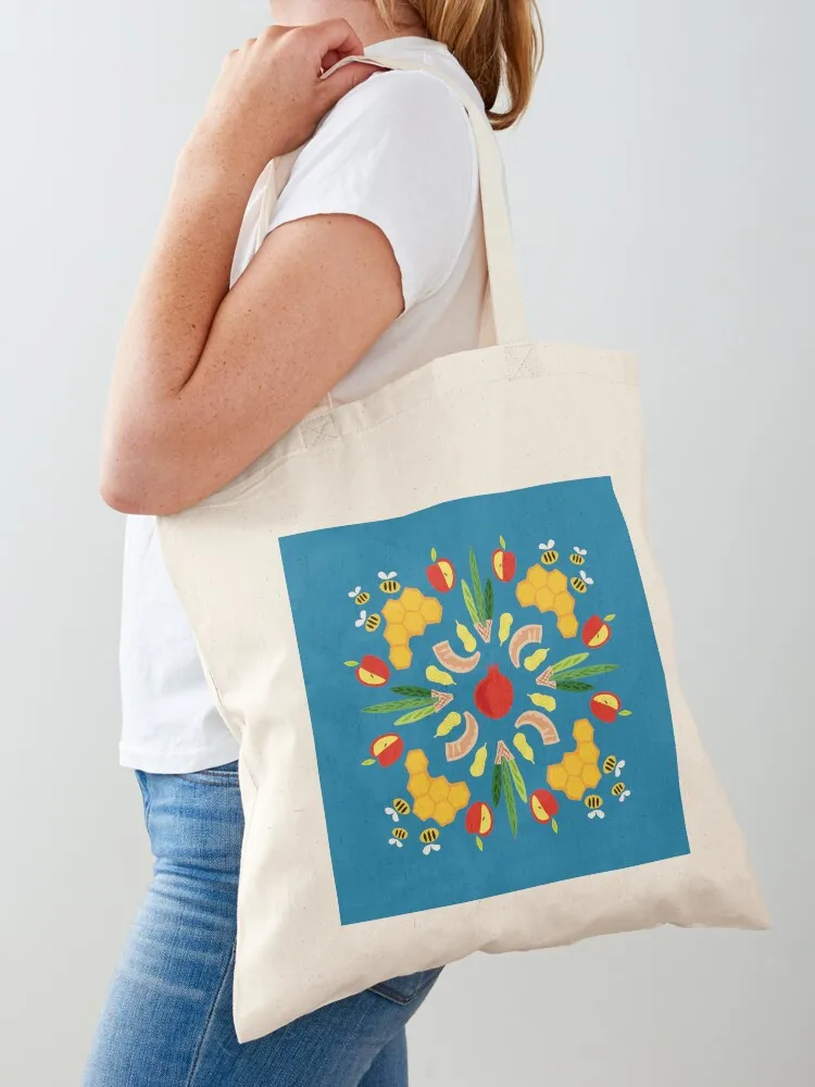 

Yomim Noraim Big Blue Tote Bag tote bags aesthetic canvas tote bag bags woman 2025 bag