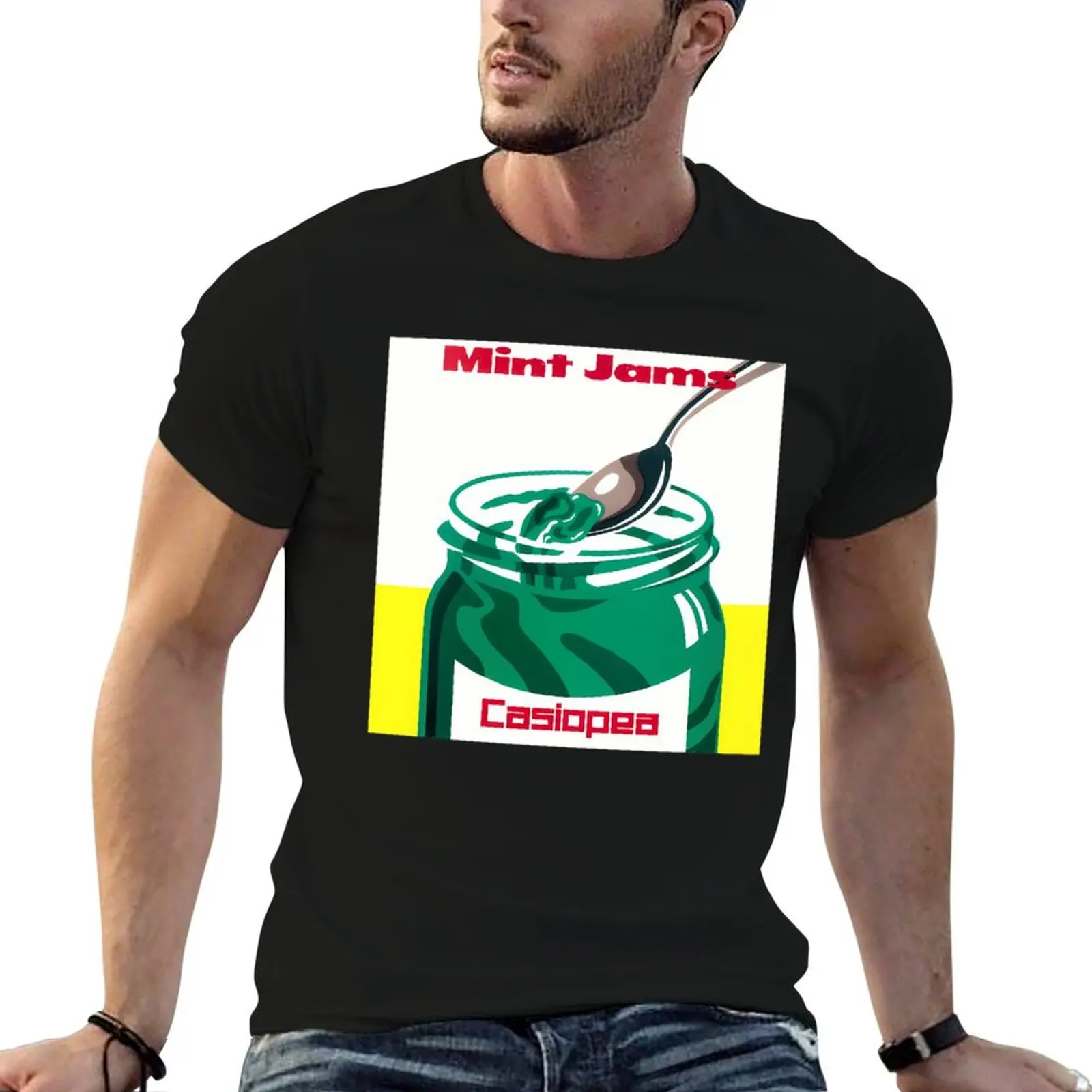 Casiopea - Mint Jams (1982) T-Shirt Work Comfort T-Shirt for Men