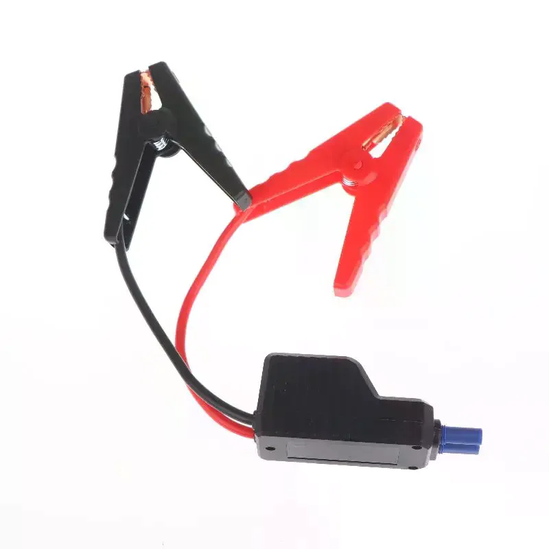 1Pcs Intelligent Clamp Booster with 12V 650A Anti Reverse Function & EC5 Plug Connector, Emergency Jumper Cable Clip