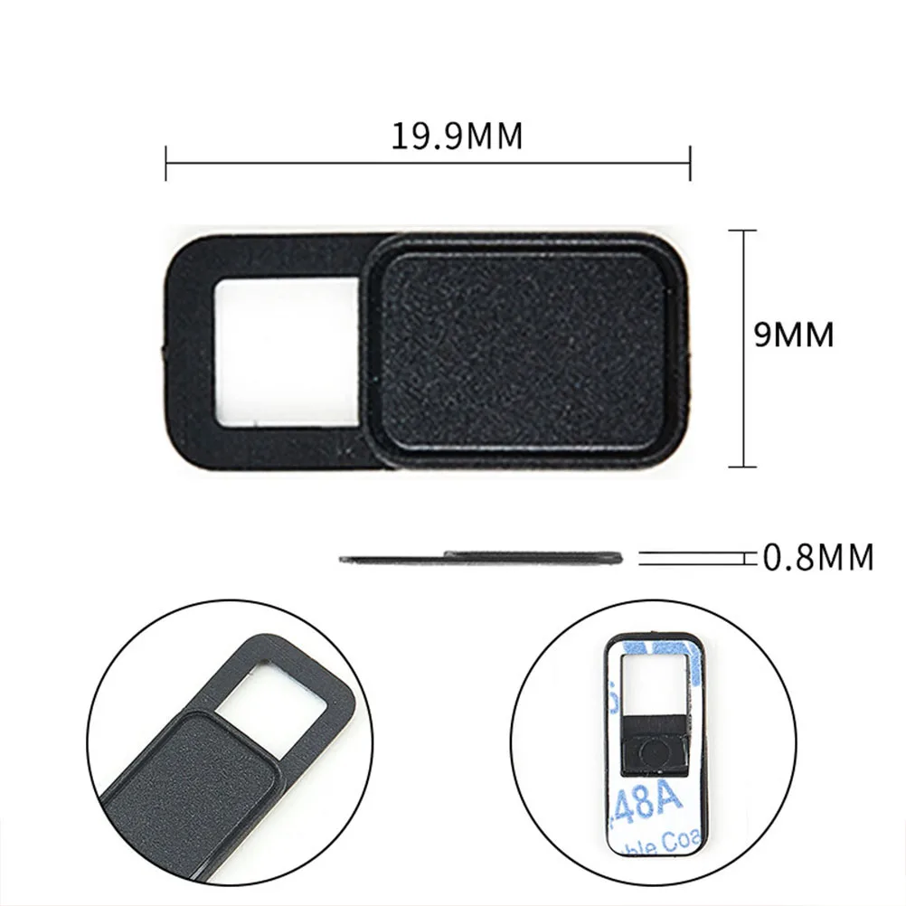 

9Pcs Webcam Cover Metal Oval Slider Privacy Protect Camera Shutter for Laptop Tablet Phone Security Web Camera Cover