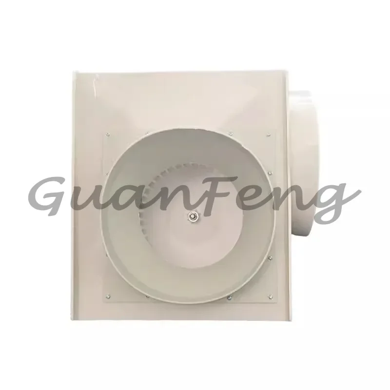 Laboratory PP anti-corrosion plastic centrifugal fan, large air volume fume hood and exhaust pipe fan