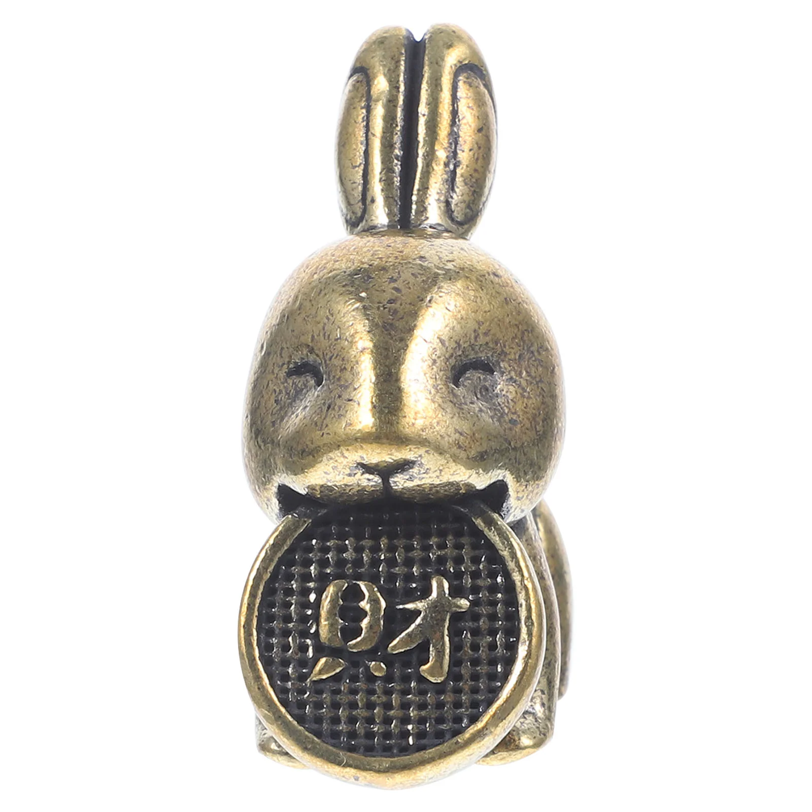 

Brass Statues Vintage Bunny naments Desktop Decor Small Animal Figurines Living Room Accessories Zodiac Decorations