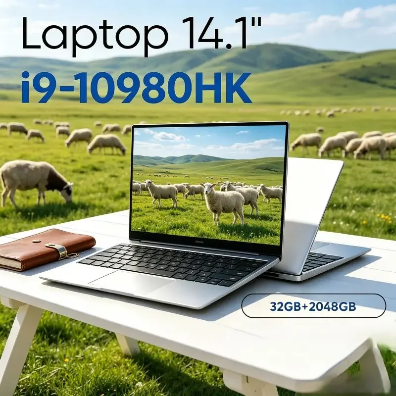 

High-performance 14.1 Inch Notebook, I9-10980HK , 16GB/32GB RAM, Win11, Reliable Companion for Office Jobs and Entertainment