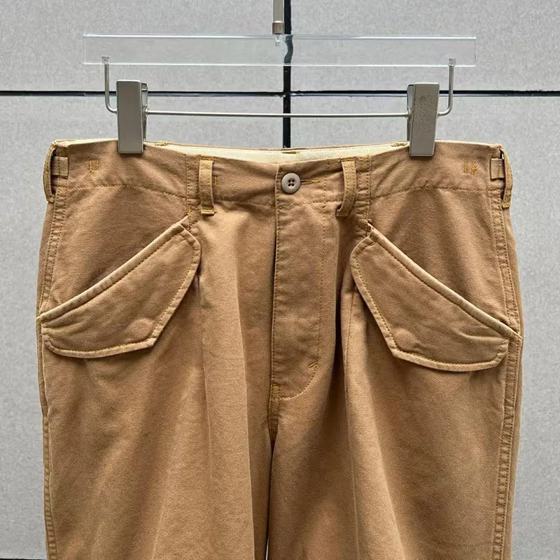 Women's Dyed Washed Work Pants Stylish Casual Straight-Leg Trousers High-Quality Long Pants Fall Season New Arrival 2025